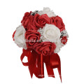 Vente en gros de mode bridal artificiel magnifique bouquet de mariage de fleurs